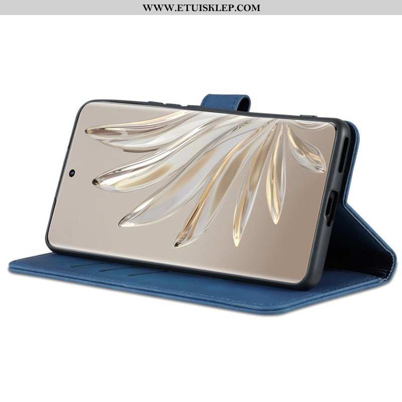 Etui Folio do Honor 70 Efekt Skóry Azns